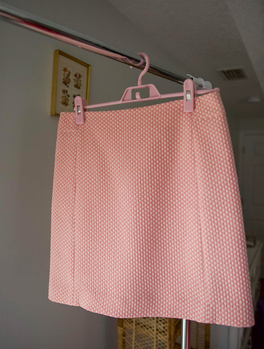 Pink Polka dot skirt